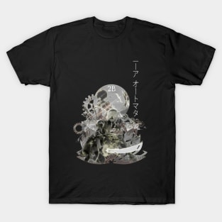 Nier Automata 2B rain T-Shirt